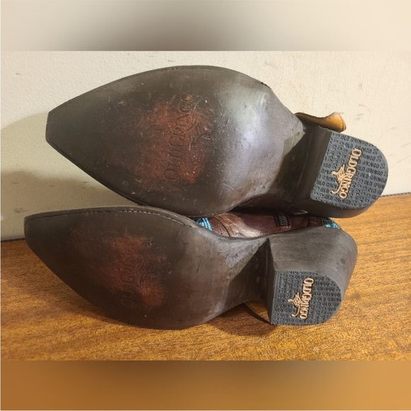 OLD GRINGO embroidered low boots booties size 10 Erin 5” shooties - Picture 5 of 10